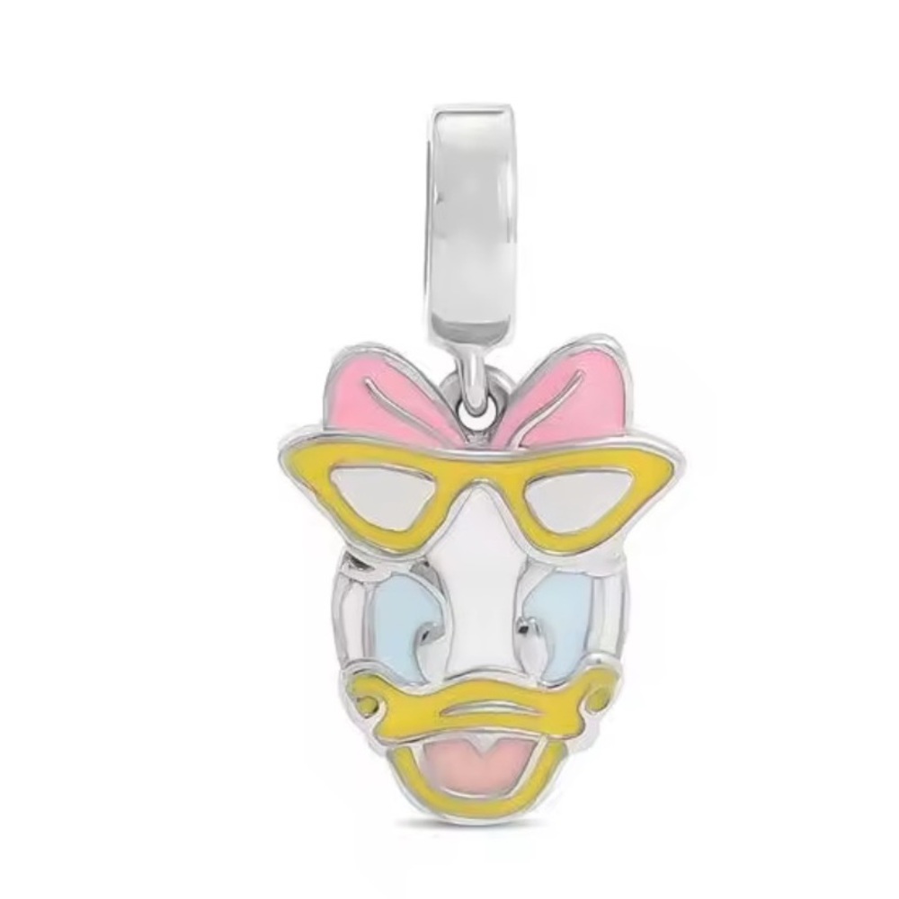 NWOT Daisy Duck Dangle Charm Sterling Silver 925